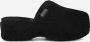 Ugg Zwarte Textuur Slip-on Muiltjes Zwart Dames - Thumbnail 2