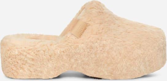 Ugg Gestructureerde Muiltjes in Wit White Dames