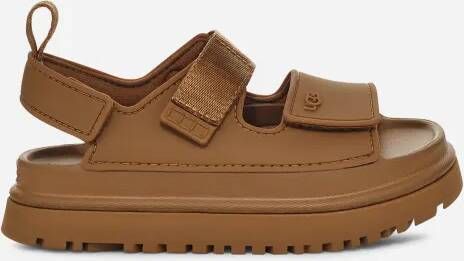 Ugg GoldenGlow-sandaal voor kinderen in Bison Brown