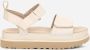 Ugg Goudenster leren platform sandalen Beige Dames - Thumbnail 3