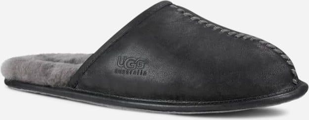 Ugg Idris Pantoffels voor Heren in Black | Leder