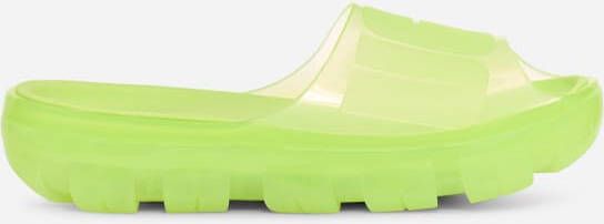 Ugg Jella Clear-slipper voor Dames in Pale Chartreuse