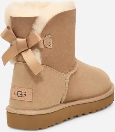 Ugg Mini Bailey Bow II-laars voor dames in Beige