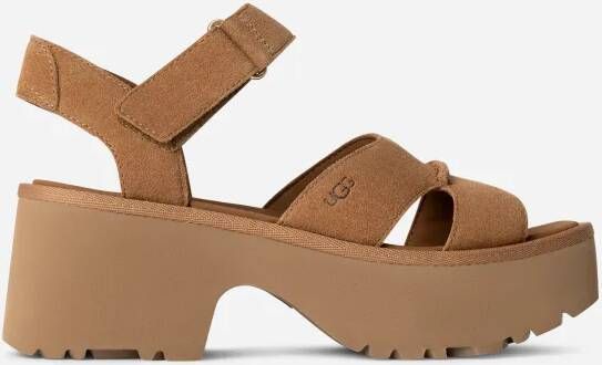 Ugg New Heights met enkelband in Brown