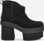 Ugg Gehakte enkellaarzen New Heights Platform Black Dames - Thumbnail 2