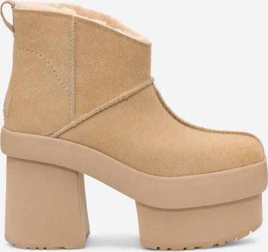 Ugg New Heights Platform Mini-laars in Brown