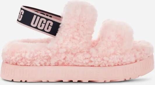 Ugg Oh Fluffita Hausschuhe in Pink Scallop