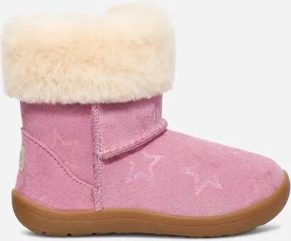 Ugg Sammee Iridescent Stars-laars in Dusty Orchid Pink Iridescent