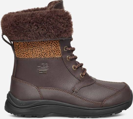 Ugg Zaylee Micro Cheetah in Darker Brown