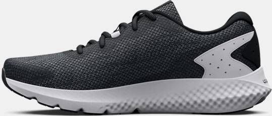 Under Armour Dameshardloopschoenen Charged Rogue 3 Knit Zwart Wit Iridescent 38.5