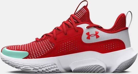 Under Armour Unisex basketbalschoenen Flow FUTR X 3 Rood Wit Rood 35.5