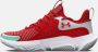 Under Armour Unisex basketbalschoenen Flow FUTR X 3 Rood Wit Rood 14.5 16 - Thumbnail 3