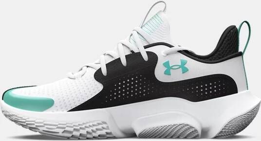 Under Armour Unisex basketbalschoenen Flow FUTR X 3 'Start Of Season' Wit Zwart Neo Turquoise 40