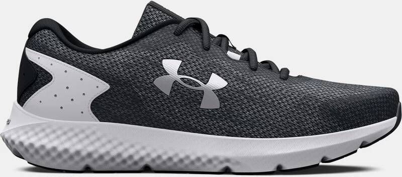 Under Armour Dameshardloopschoenen Charged Rogue 3 Knit Zwart Wit Iridescent 36.5