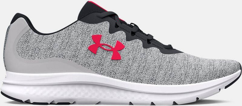 Under Armour Herenhardloopschoenen Charged Impulse 3 Knit Wit Rood Rood 43