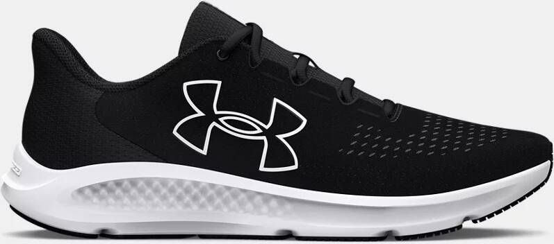 Under Armour Herenhardloopschoenen Charged Pursuit 3 Big Logo Zwart Zwart Wit 47.5