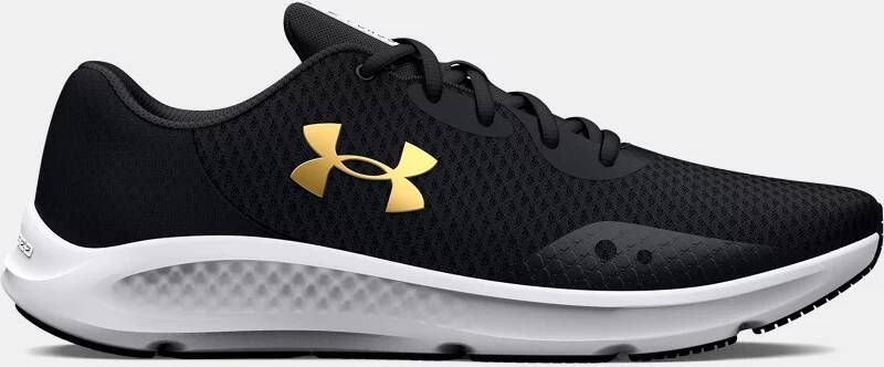 Under Armour Herenhardloopschoenen Charged Pursuit 3 Zwart Zwart Metalen Goud 47