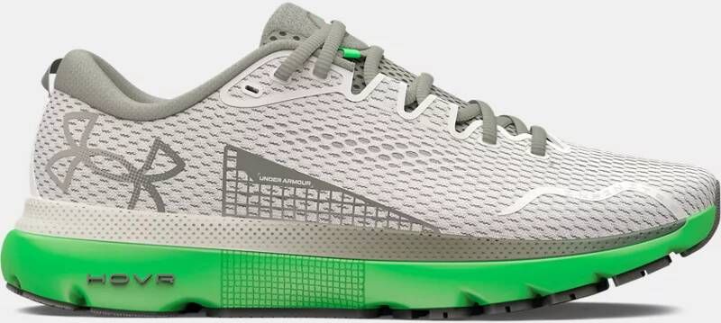 Under Armour Herenhardloopschoenen HOVR™ Infinite 5 Wit Clay Groente Screen Colorado Sage 44.5