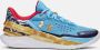 Under Armour Uniseks basketbalschoenen Curry 2 Low FloTro Tonic Midnight Marineblauw Metalen Goud 45.5 - Thumbnail 1