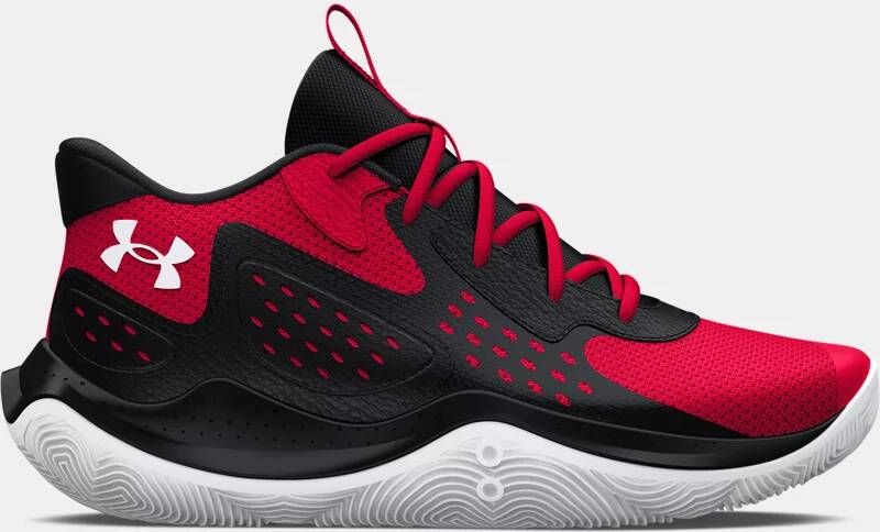 Under Armour Unisex basketbalschoenen Jet '23 Rood Zwart Wit 49.5