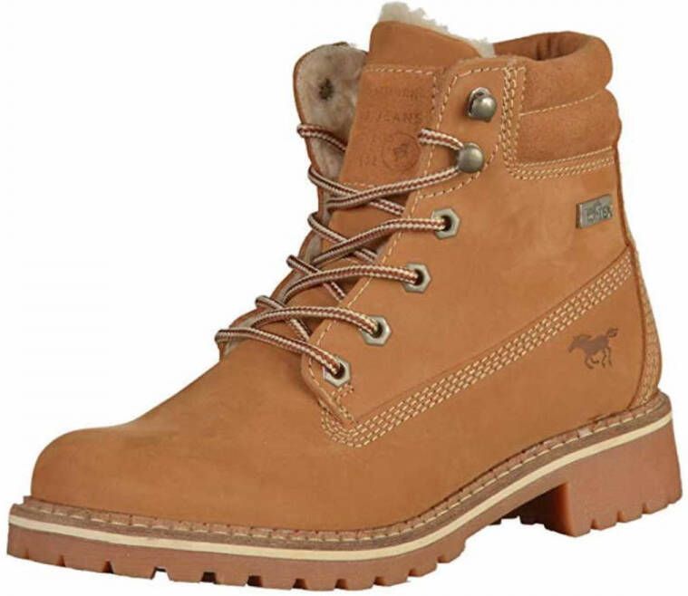 boots mustang camel