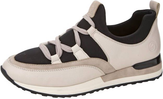 Remonte Sneaker met elastische instap Offwhite Zwart