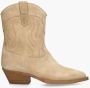 ALPE Cowboylaarzen Dames 50101108 Maat: 39 Materiaal: Suède Kleur: Beige - Thumbnail 3