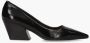 Billi Bi Zwarte Leren Decolleté Pumps Black Dames - Thumbnail 2