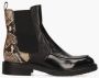 Billi Bi A7100 933 Black Grey Snake Boots - Thumbnail 1