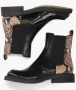 Billi Bi A7100 933 Black Grey Snake Boots - Thumbnail 3