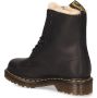 Dr Martens 1460 Faux Fur Lined Lace Up Boots Dr. Martens Zwart Dames - Thumbnail 8