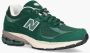 New Balance Suede Mesh Sneakers Logo Print Green Heren - Thumbnail 10