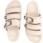 Nubikk Witte Leren Sandalen Lauren Taro II Beige Dames - Thumbnail 11