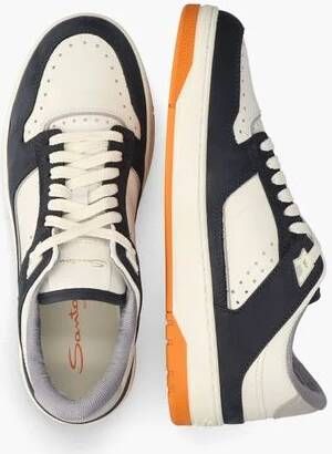 Santoni 21865 Off-White Donkerblauw