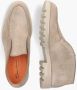 Santoni Heren Instappers Sue Spiegel Taupe Beige Heren - Thumbnail 5