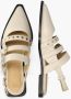 TORAL Slingbacks Dames Madison Maat: 41 Materiaal: Leer Kleur: Wit - Thumbnail 7