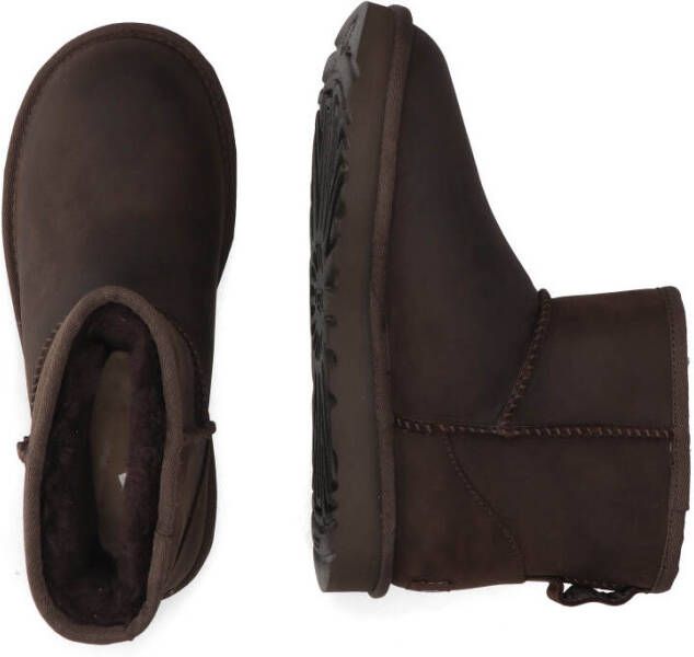 Ugg Classic Mini Leather Donkerbruin