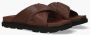 Ugg Brandy Platte Schoenen Capitola Cross Slide Brown Heren - Thumbnail 2