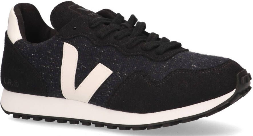 VEJA SDU REC Flannel Zwart Blauw Wit