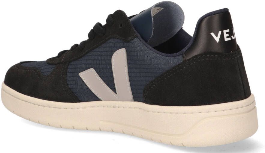 VEJA V-10 Ripstop Blauw Zwart