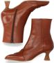 Zinda 1965 Cognac Dames Enkelboots - Thumbnail 4