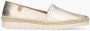 Verbenas Noa Nucleo metal leren espadrilles goud - Thumbnail 6