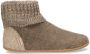 Giesswein Wildpoldsried Taupe Pantoffels - Thumbnail 3