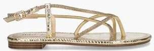 Mia&Jo Twiggy Gold Fiber With Stones Sandalen