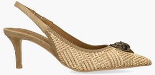 Kurt Geiger Belgravia Sling Back Heel Beige Taupe