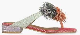 Kurt Geiger Pom T-Bar Flat Sandal Multicolor