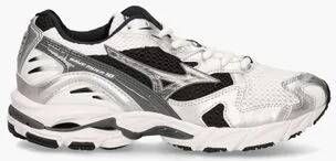 Mizuno Wave Rider 10 Wit Zwart Zilver