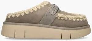 Mou Bounce Clog Metal Logo Taupe