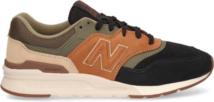 New Balance Sneakers lifestyle cuir et mesh Bruin Heren