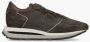 Philippe Model Tropez Haute Low Man Sneakers Leren Sneaker Heren Bruin - Thumbnail 3